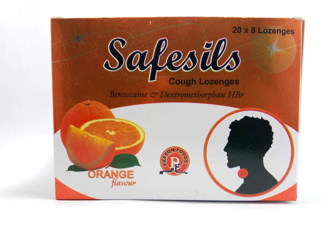 Cough Lozenges-Safesils orange